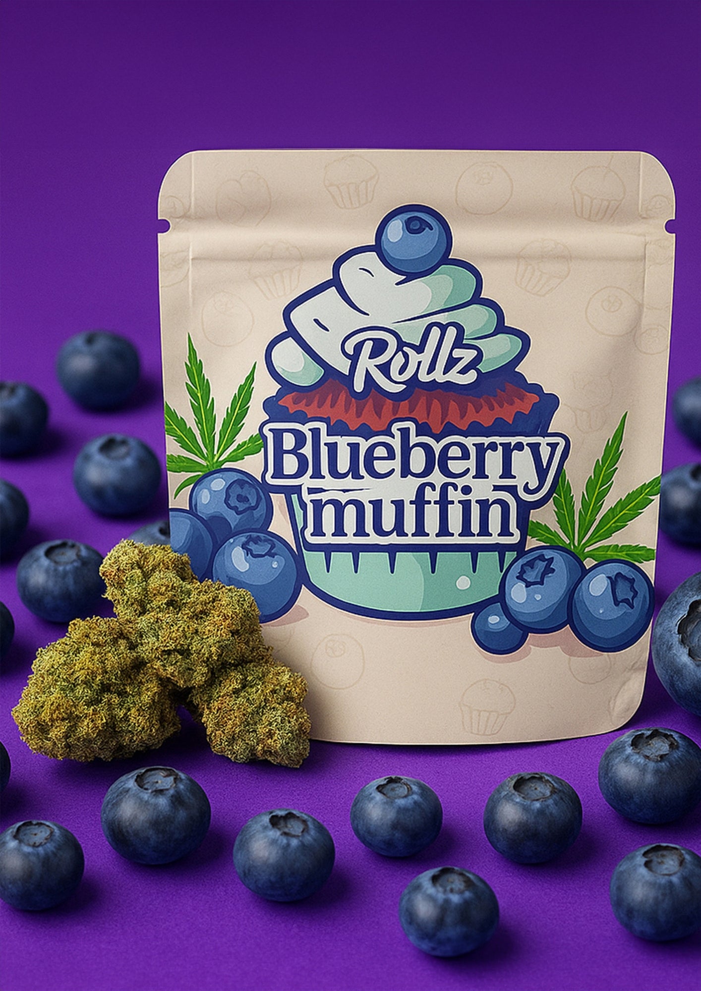 THC-A/KUSH/BLUEBERRY MUFFIN
